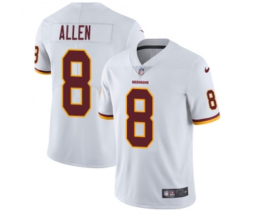 Nike Redskins #8 Kyle Allen White Men's Stitched NFL Vapor Untouchable Limited Jersey