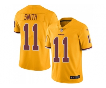 Nike Washington Redskins #11 Alex Smith Gold Men Stitched NFL Limited Rush Jersey