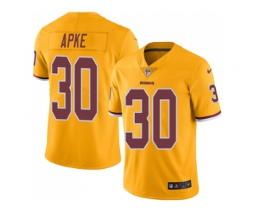 Nike Washington Redskins #30 Troy Apke Gold Men Stitched NFL Limited Rush Jersey