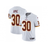 Nike Washington Redskins #30 Troy Apke White Men Stitched NFL Vapor Untouchable Limited Jersey