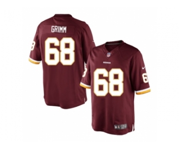 Nike Washington Redskins #68 Russ Grimm Burgundy Red Limited Jersey