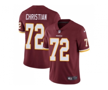 Nike Washington Redskins #72 Geron Christian Burgundy Red Team Color Men Stitched NFL Vapor Untouchable Limited Jersey