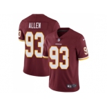 Nike Washington Redskins #93 Jonathan Allen Burgundy Red Team Color Men Stitched NFL Vapor Untouchable Limited Jersey