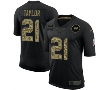 Washington Redskins #21 Sean Taylor Men's Nike 2020 Salute To Service Camo Limited NFL Jersey Black