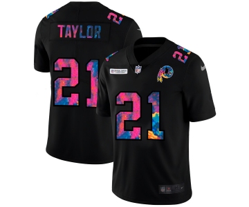 Washington Redskins #21 Sean Taylor Men's Nike Multi-Color Black 2020 NFL Crucial Catch Vapor Untouchable Limited Jersey