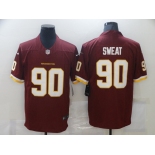 Washington Redskins #90 Montez Sweat Red 2020 NFL Draft Vapor Limited Jersey