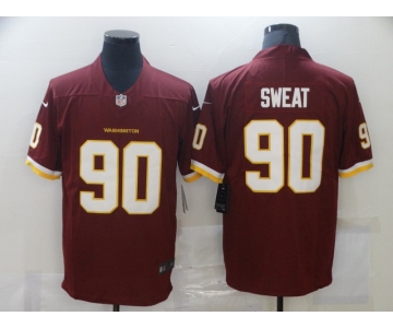 Washington Redskins #90 Montez Sweat Red 2020 NFL Draft Vapor Limited Jersey