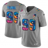 Washington Redskins #99 Chase Young Men's Nike Multi-Color 2020 NFL Crucial Catch NFL Jersey Greyheather