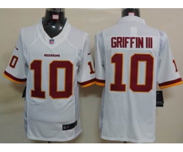 nike nfl jerseys washington redskins #10 griffin iii white[nike limited]