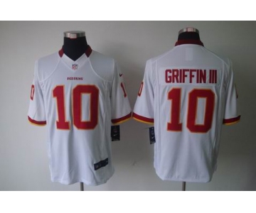 nike nfl jerseys washington redskins #10 griffiniii white[nike limited]