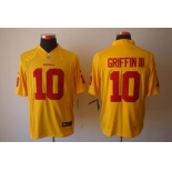 nike nfl jerseys washington redskins #10 griffiniii yellow[nike limited]