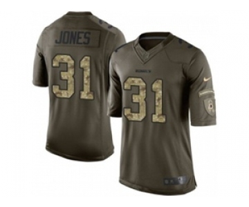 nike nfl jerseys washington redskins #31 matt jones army green[nike Limited Salute To Service]