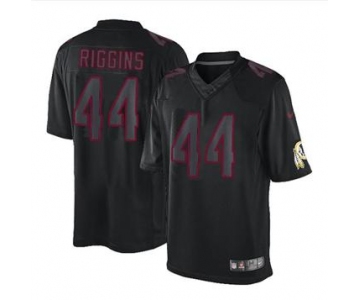 nike nfl jerseys washington redskins #44 riggins black[nike impact limited]