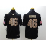 nike nfl jerseys washington redskins #46 morris black[salute to service limited]