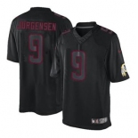 nike nfl jerseys washington redskins #9 jurgensen black[nike impact limited]