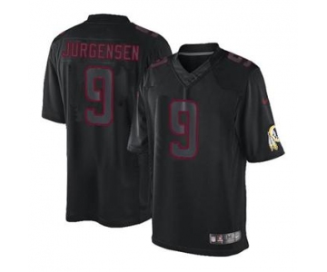 nike nfl jerseys washington redskins #9 jurgensen black[nike impact limited]