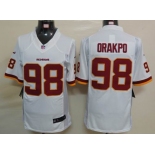 nike nfl jerseys washington redskins #98 brian orakpo white[nike limited]