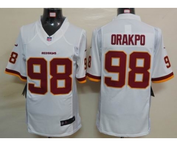 nike nfl jerseys washington redskins #98 brian orakpo white[nike limited]