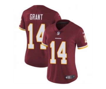 Women Nike Washington Redskins #14 Ryan Grant Burgundy Red Team Color Vapor Untouchable Limited Player NFL Jersey