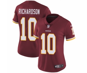 Women's Nike Washington Redskins #10 Paul Richardson Burgundy Red Team Color Vapor Untouchable Elite Player NFL Jersey