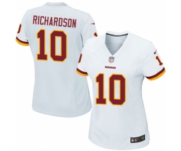 Women's Nike Washington Redskins #10 Paul Richardson Game White NFL Jersey