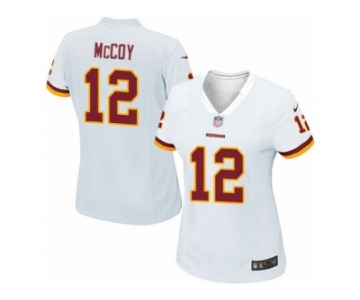 Women's Nike Washington Redskins #12 Colt McCoy Game White NFL Jersey