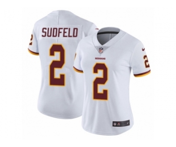 Women's Nike Washington Redskins #2 Nate Sudfeld Vapor Untouchable Limited White NFL Jersey