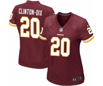 Women's Nike Washington Redskins #20 Ha Clinton-Dix Game Burgundy Red Team Color NFL Jersey