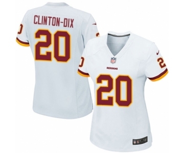 Women's Nike Washington Redskins #20 Ha Clinton-Dix Game White NFL Jersey