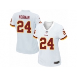 Women's Nike Washington Redskins #24 Josh Norman Game White NFL Jersey