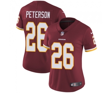 Women's Nike Washington Redskins #26 Adrian Peterson Burgundy Red Team Color Vapor Untouchable Elite Player NFL Jersey