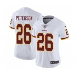 Women's Nike Washington Redskins #26 Adrian Peterson White Vapor Untouchable Elite Player NFL Jersey