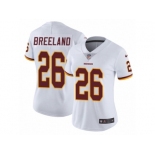 Women's Nike Washington Redskins #26 Bashaud Breeland Vapor Untouchable Limited White NFL Jersey