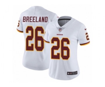 Women's Nike Washington Redskins #26 Bashaud Breeland Vapor Untouchable Limited White NFL Jersey