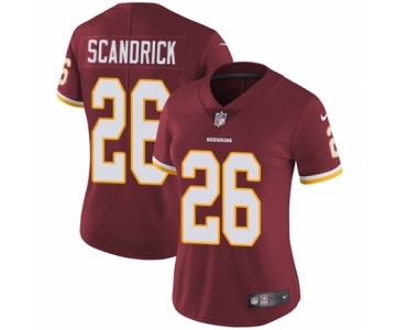 Women's Nike Washington Redskins #26 Orlando Scandrick Burgundy Red Team Color Vapor Untouchable Elite Player NFL Jersey