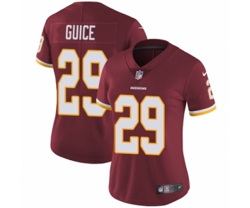 Women's Nike Washington Redskins #29 Derrius Guice Burgundy Red Team Color Vapor Untouchable Limited Player NFL Jersey