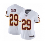 Women's Nike Washington Redskins #29 Derrius Guice White Vapor Untouchable Limited Player NFL Jersey