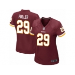 Women's Nike Washington Redskins #29 Kendall Fuller Game Burgundy Red Team Color NFL Jersey