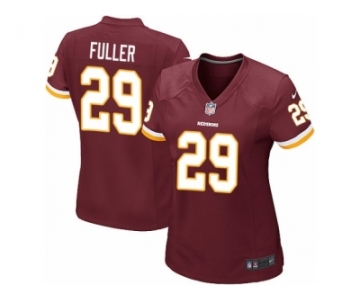 Women's Nike Washington Redskins #29 Kendall Fuller Game Burgundy Red Team Color NFL Jersey