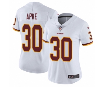 Women's Nike Washington Redskins #30 Troy Apke White Vapor Untouchable Limited Player NFL Jersey