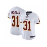 Women's Nike Washington Redskins #31 Fabian Moreau Vapor Untouchable Limited White NFL Jersey