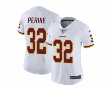 Women's Nike Washington Redskins #32 Samaje Perine Vapor Untouchable Limited White NFL Jersey