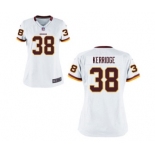 Women's Nike Washington Redskins #38 Kendall Fuller White NFL Jersey