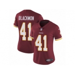 Women's Nike Washington Redskins #41 Will Blackmon Vapor Untouchable Limited Burgundy Red Team Color NFL Jersey