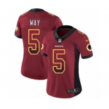 Women's Nike Washington Redskins #5 Tress Way Limited Red Rush Drift Fashion NFL Jersey