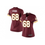 Women's Nike Washington Redskins #68 Russ Grimm Burgundy Red Elite Jersey