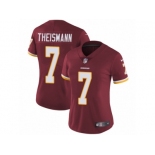 Women's Nike Washington Redskins #7 Joe Theismann Vapor Untouchable Limited Burgundy Red Team Color NFL Jersey