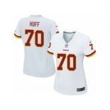 Women's Nike Washington Redskins #70 Sam Huff Game White NFL Jersey