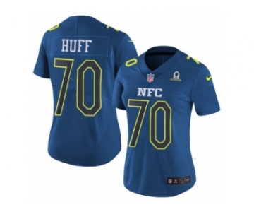 Women's Nike Washington Redskins #70 Sam Huff Limited Blue 2017 Pro Bowl NFL Jersey