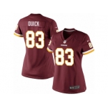 Women's Nike Washington Redskins #83 Brian Quick Limited Burgundy Red Team Color NFL Jersey